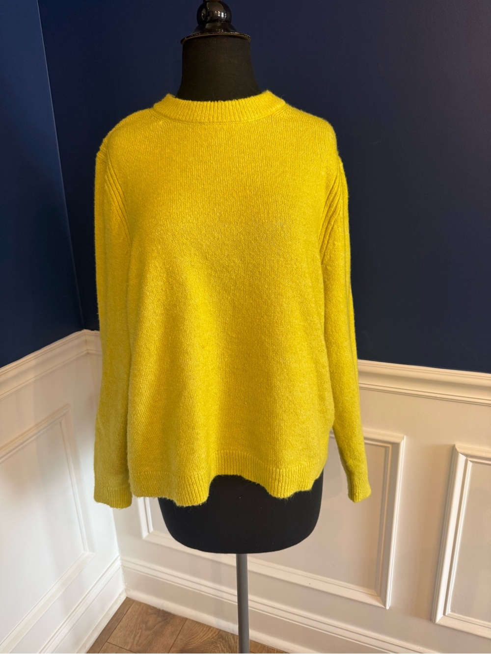 a new day Bright Yellow Crewneck Sweater